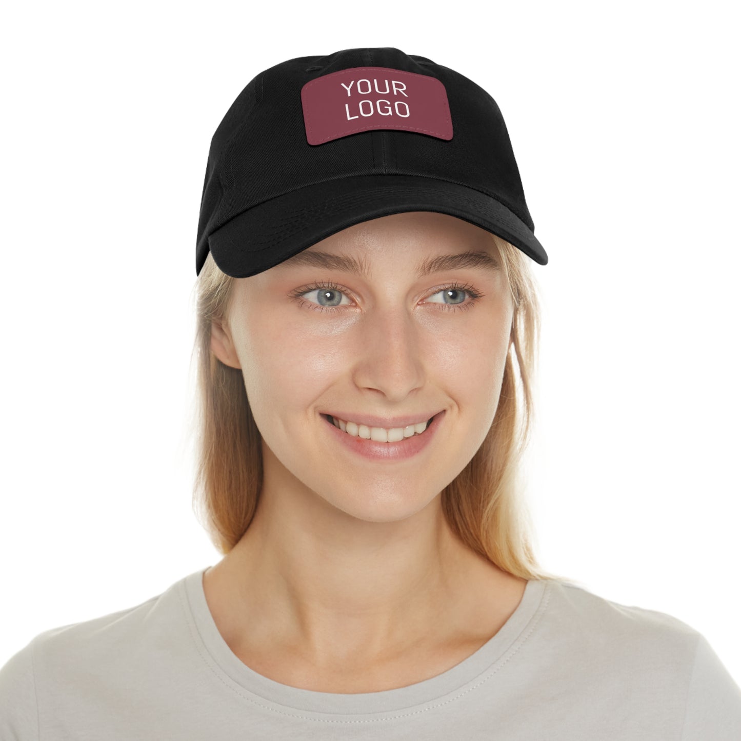 Dad Hat Leather Patch Personalized for Events & Promotions