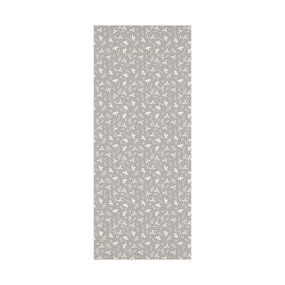 Silver Holly Gift Wrap Papers