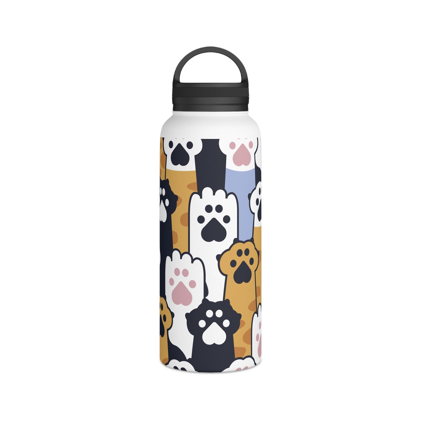 Talk to the Paw! Stainless Steel Water Bottle, Handle Lid