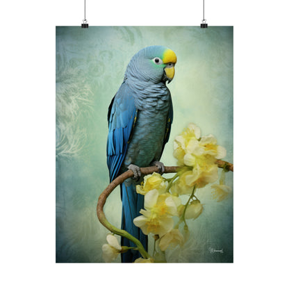 Multi-color Parrot Premium Matte Vertical Posters