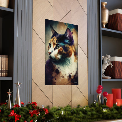 Calico Cat Premium Matte Vertical Posters