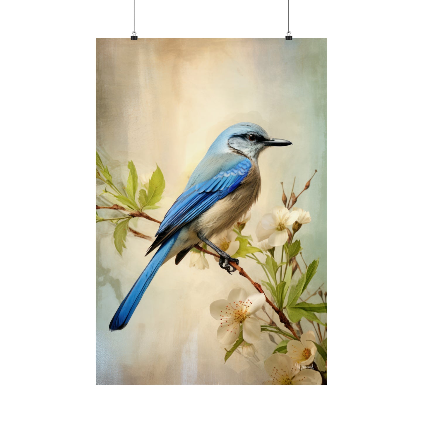 Scrub Jay Premium Matte Vertical Posters