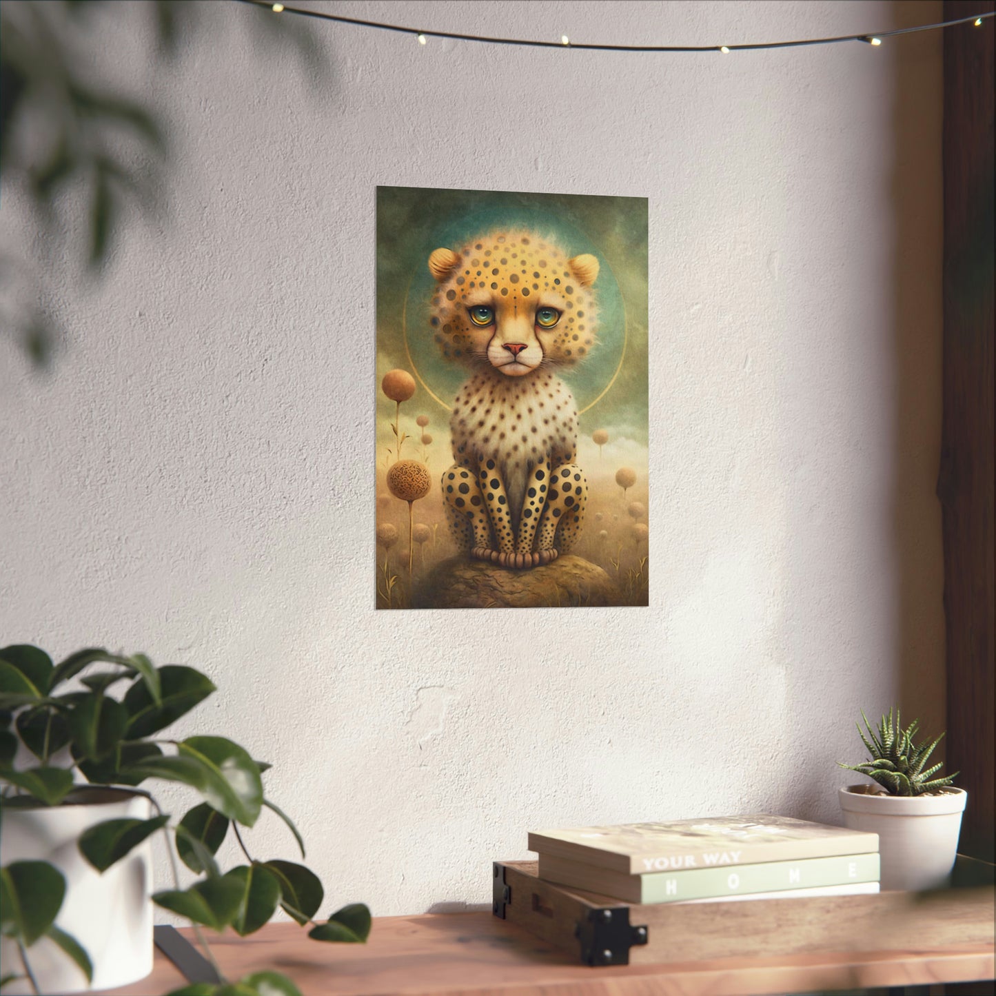 Safari Kids Collection- Cheetah Premium Matte Vertical Posters