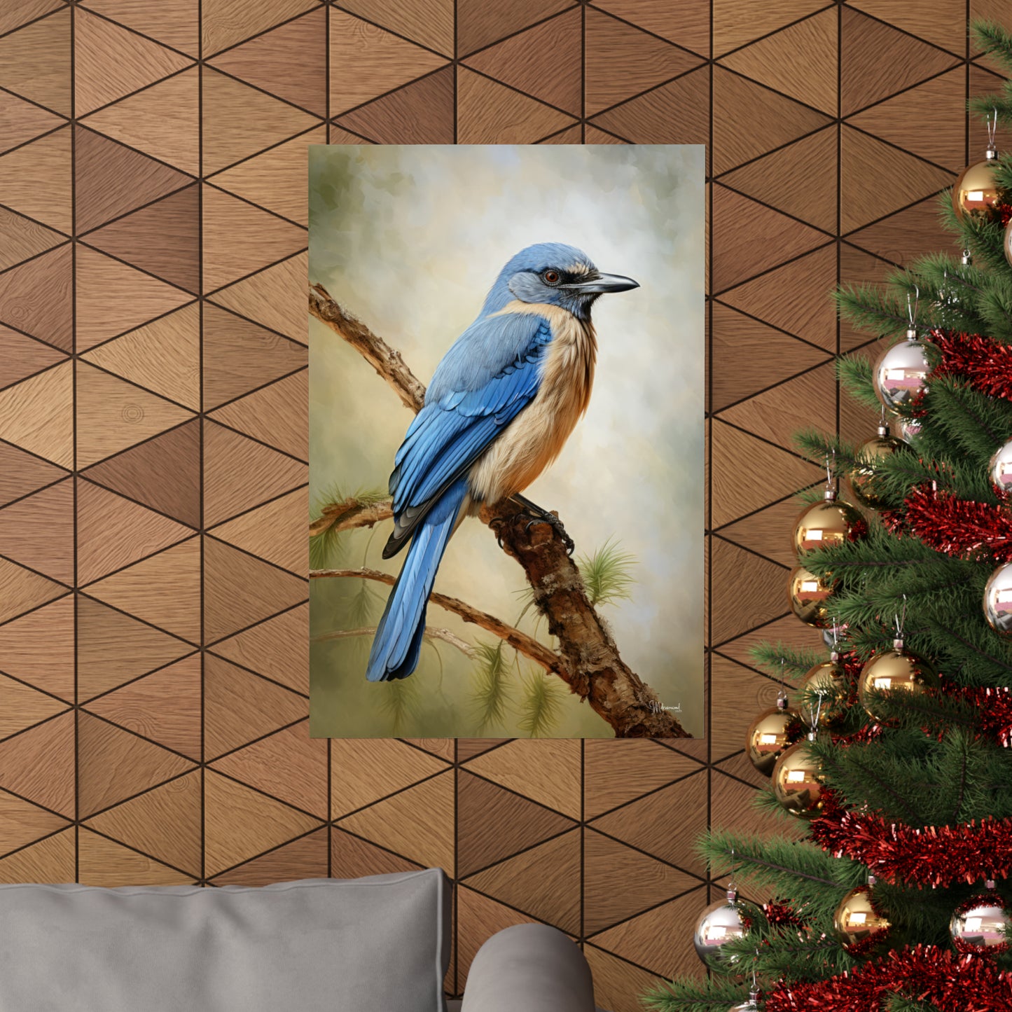 Scrub Jay Premium Matte Vertical Posters