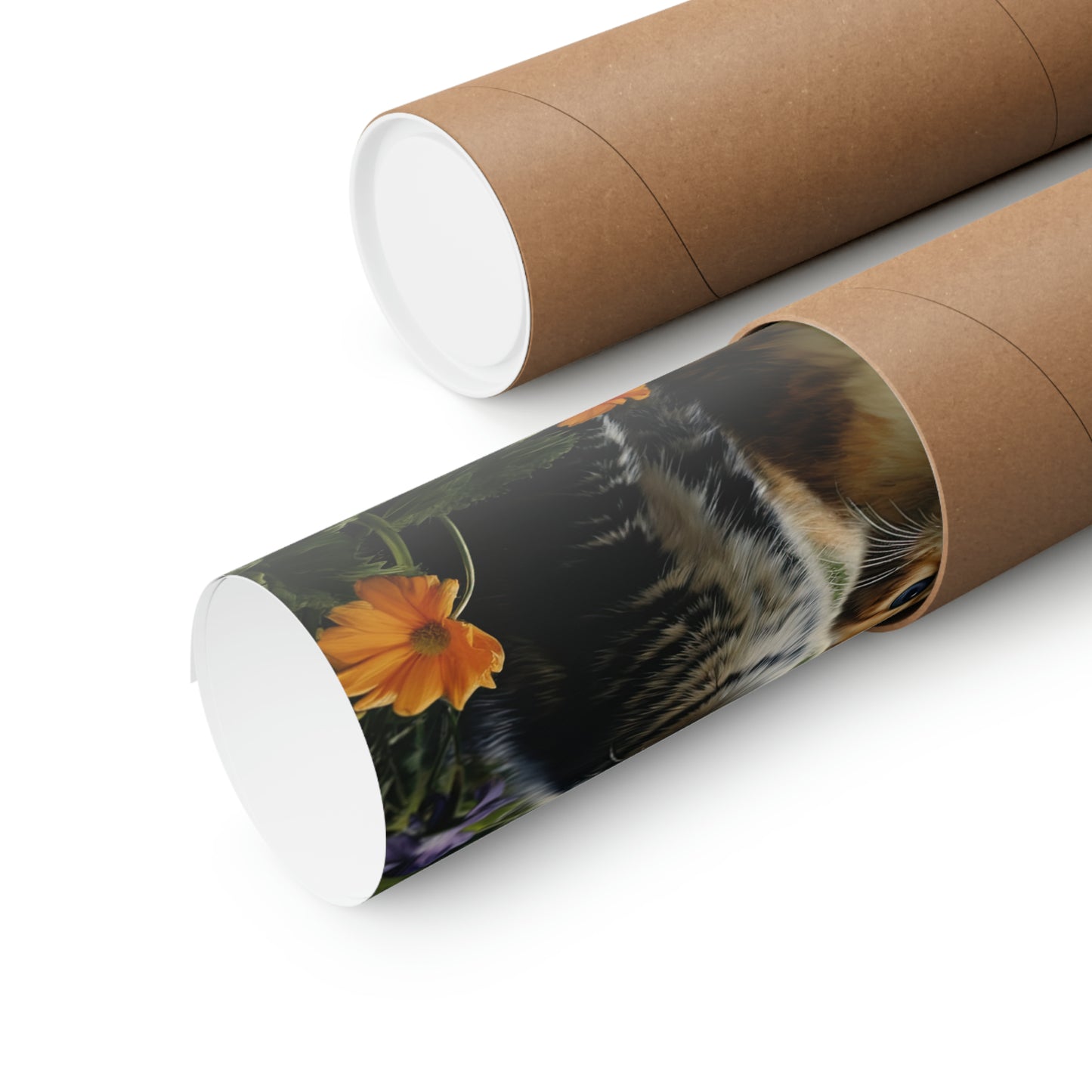 Kittens in the Garden Premium Matte Vertical Posters