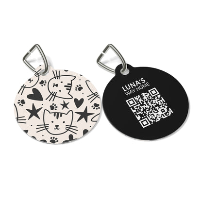 Sassy Pet's Here Kitty Kitty Personalized Pet Tag