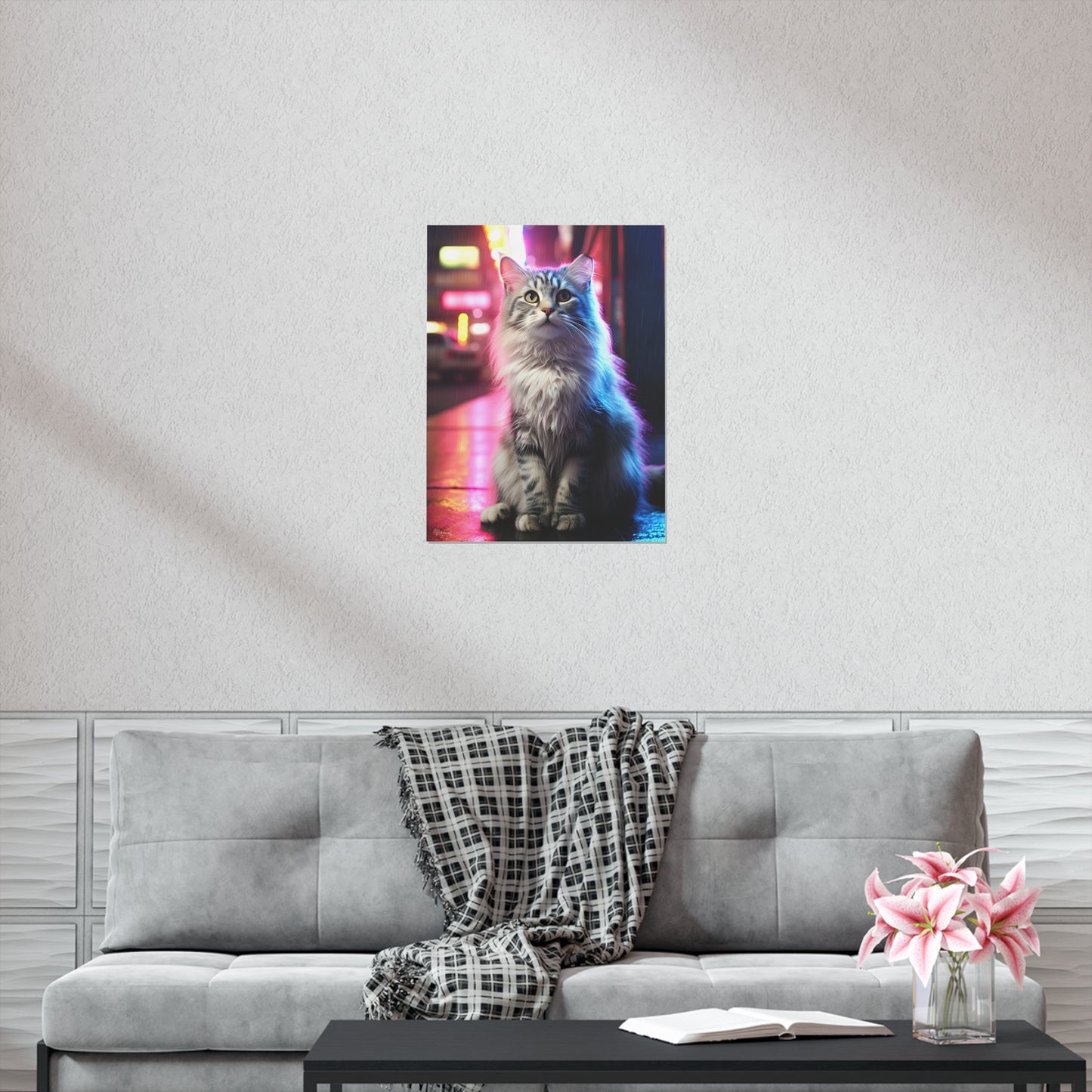 TNVR Cat in the City Premium Matte Vertical Posters