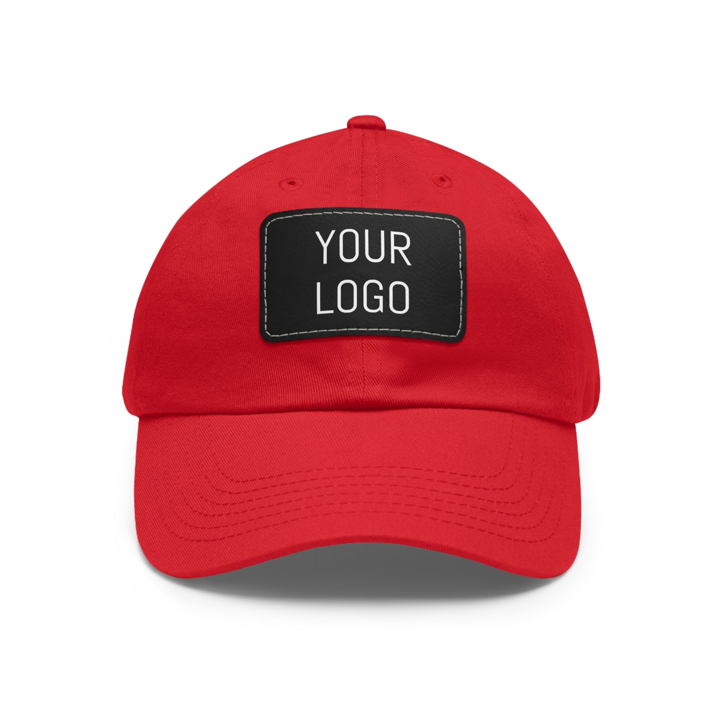 Dad Hat Leather Patch Personalized for Events & Promotions
