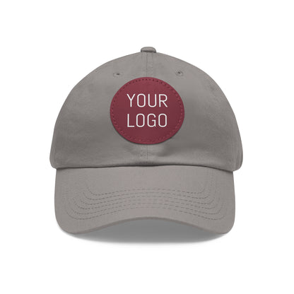 Dad Hat with Leather Patch Personalized for Events & Promotions