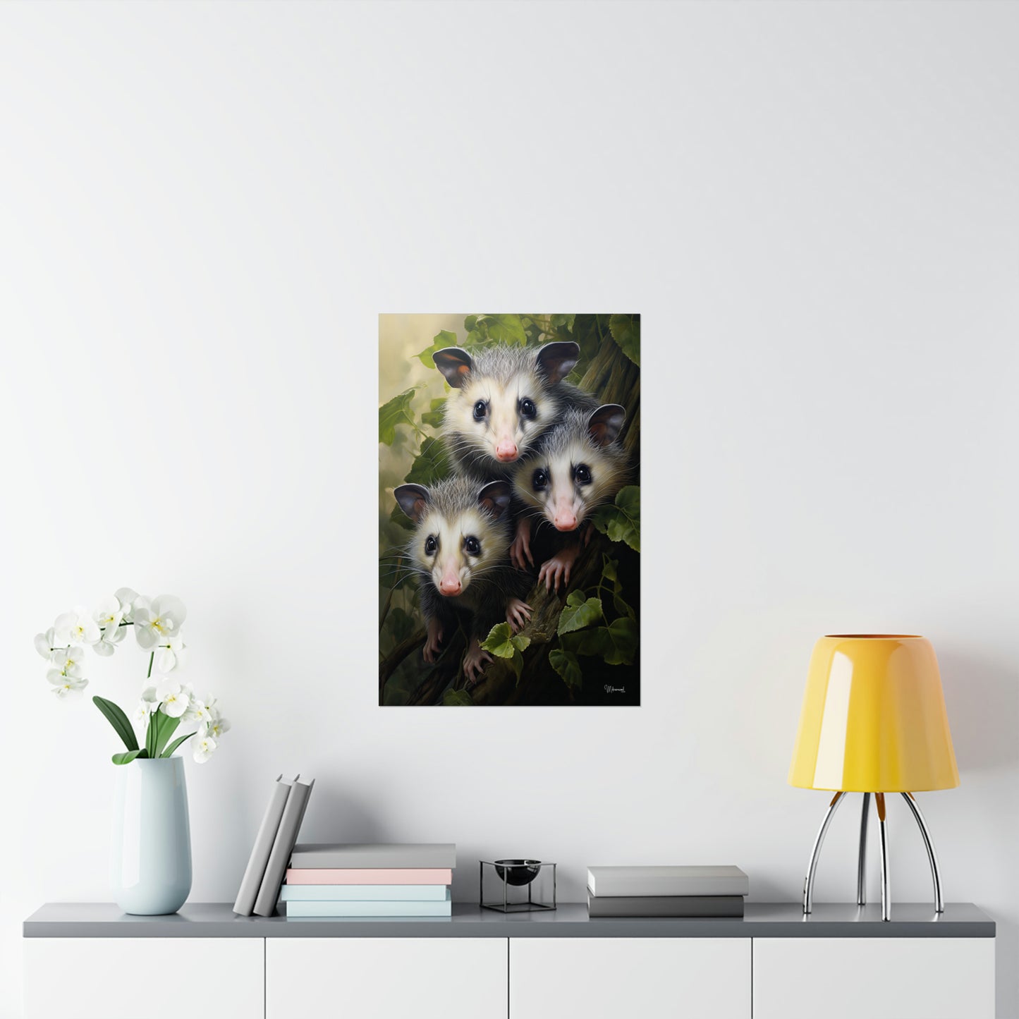 Possum Family Premium Matte Vertical Posters