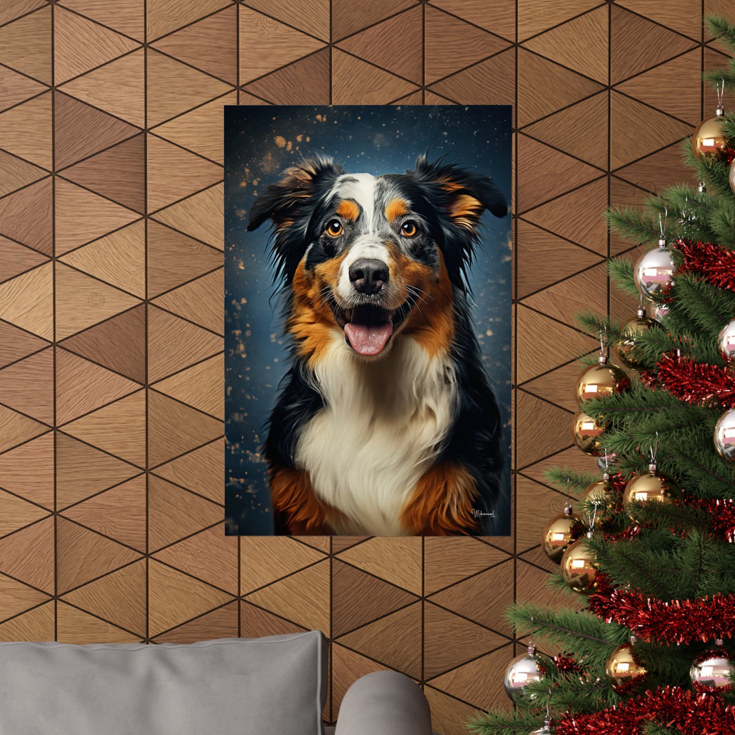 Australian Shepherd Premium Matte Vertical Posters