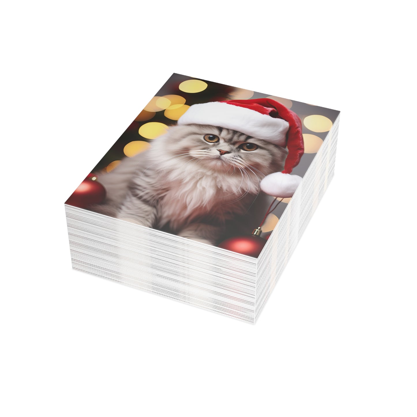 Santa's Here Christmas Greeting Cards (1, 10, 30, and 50pcs)