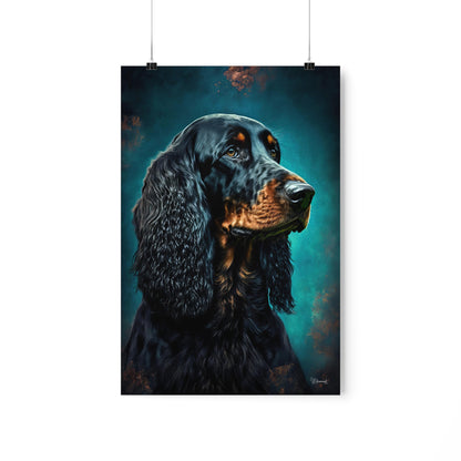 Gordon Setter Dog Premium Matte Vertical Posters