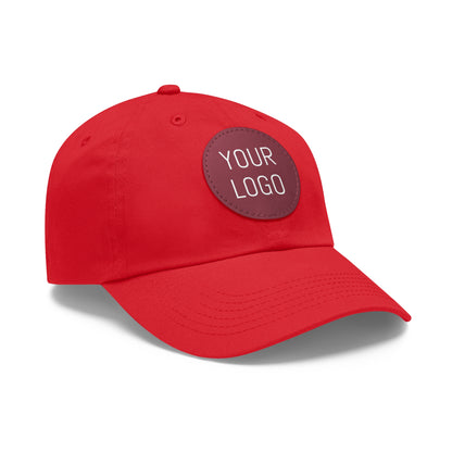 Dad Hat with Leather Patch Personalized for Events & Promotions