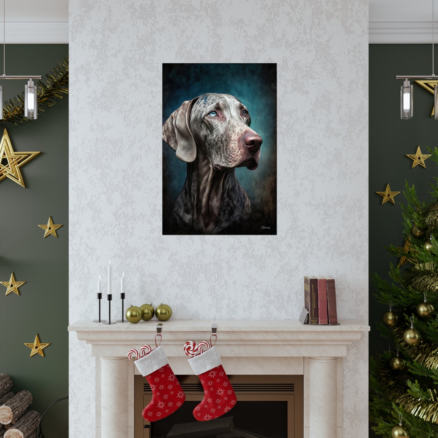 Weimaraner Dog Premium Matte Vertical Posters