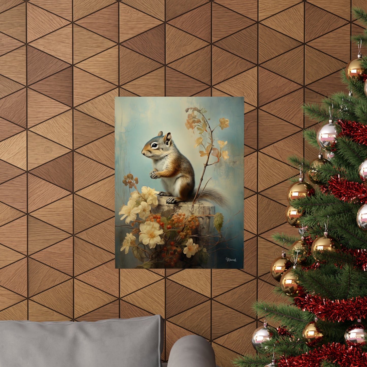 Chipmunk Premium Matte Vertical Posters