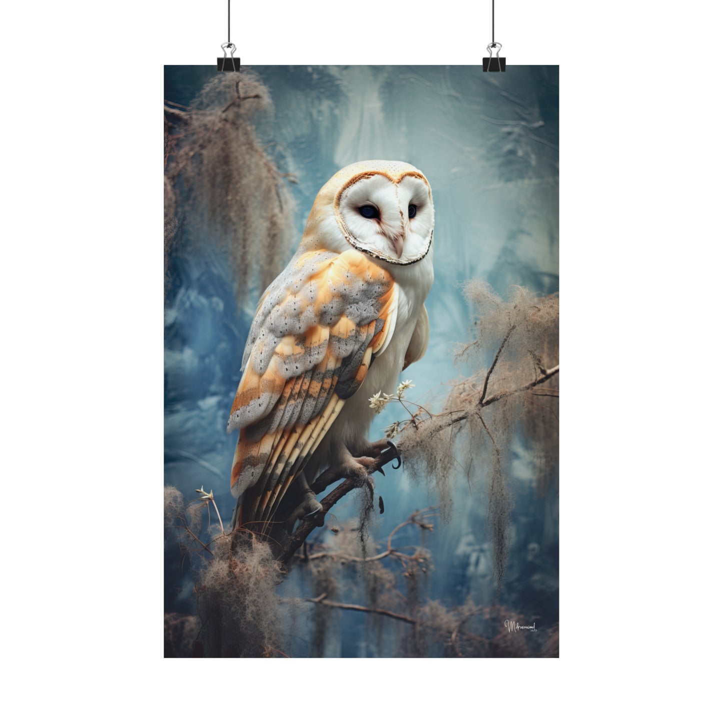 Florida Barn Owl Premium Matte Vertical Posters