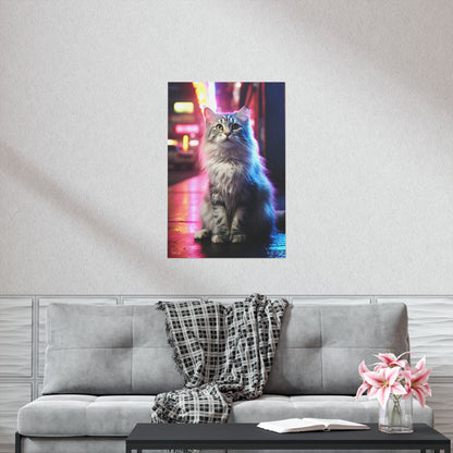 TNVR Cat in the City Premium Matte Vertical Posters