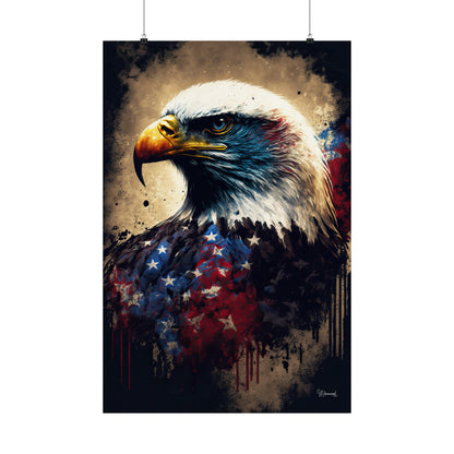 American Bald Eagle Premium Matte Vertical Posters