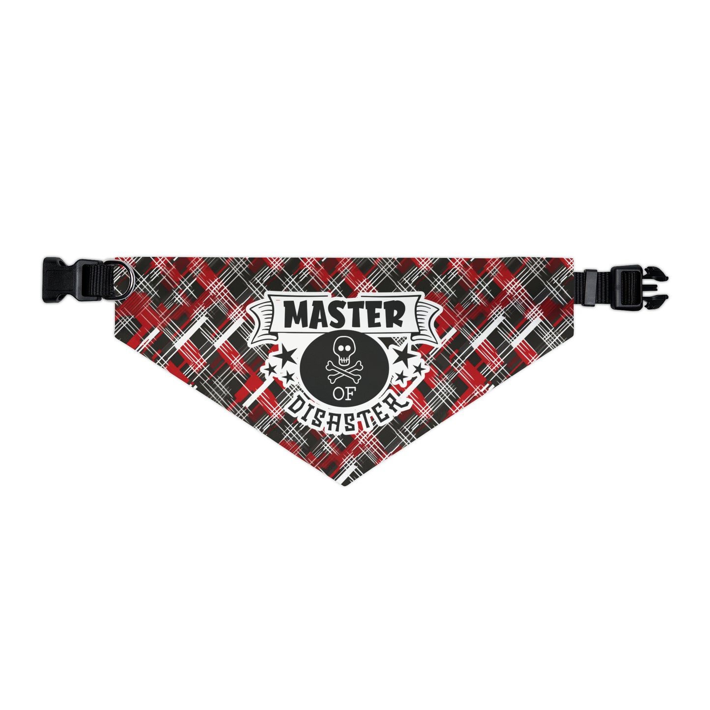 Sassy Pet's Master of Disaster Pet Bandana Collar