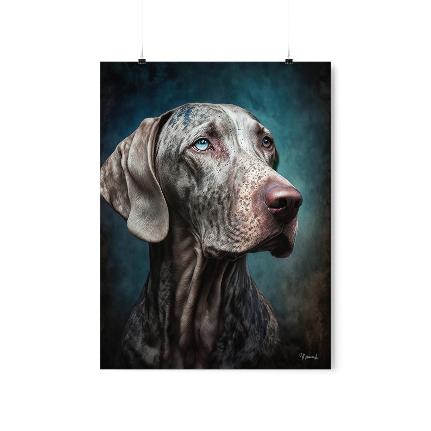 Weimaraner Dog Premium Matte Vertical Posters