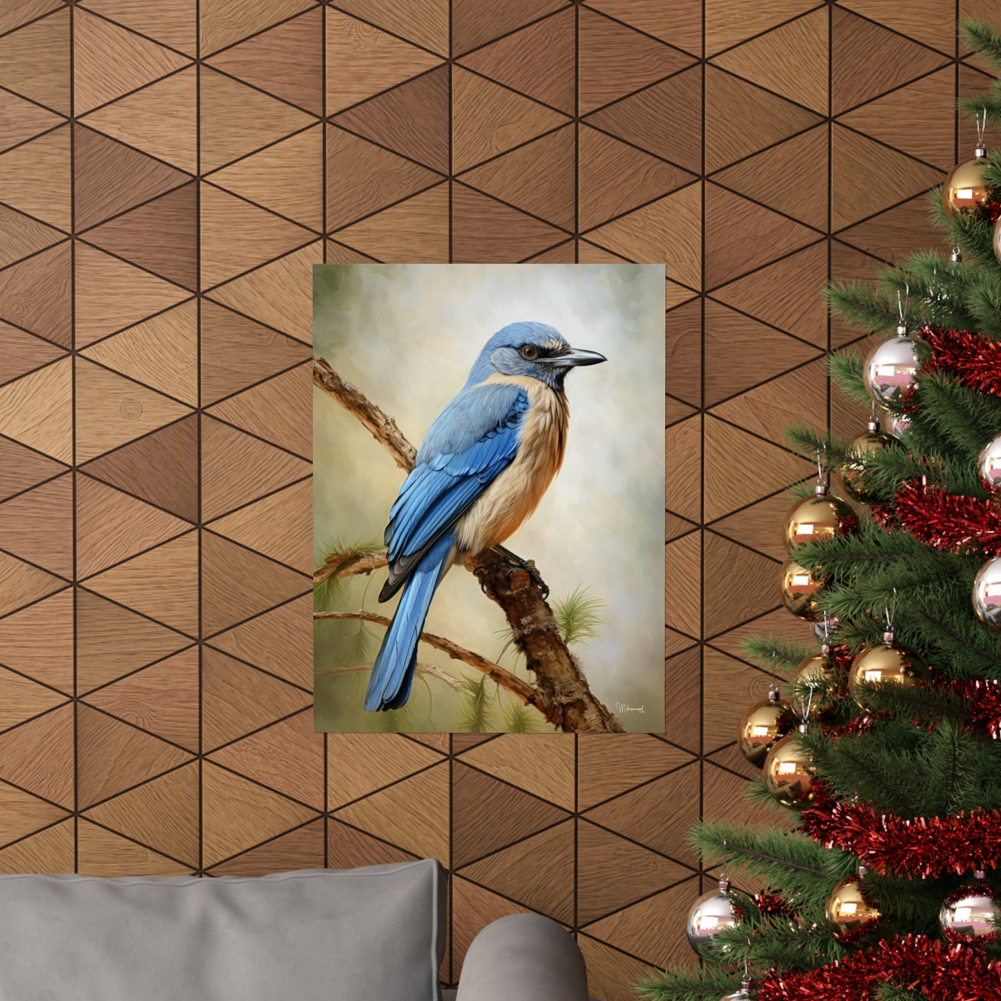 Scrub Jay Premium Matte Vertical Posters