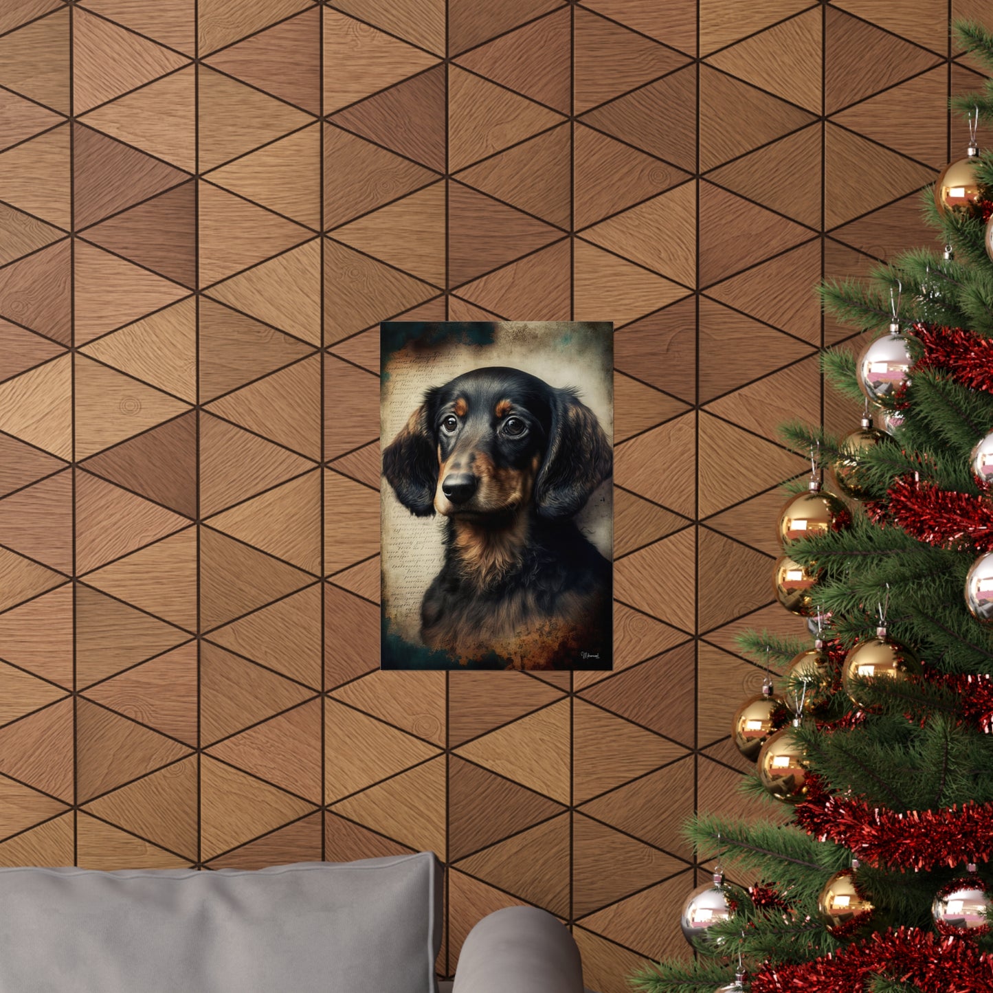 Dachshund Dog Premium Matte Vertical Posters