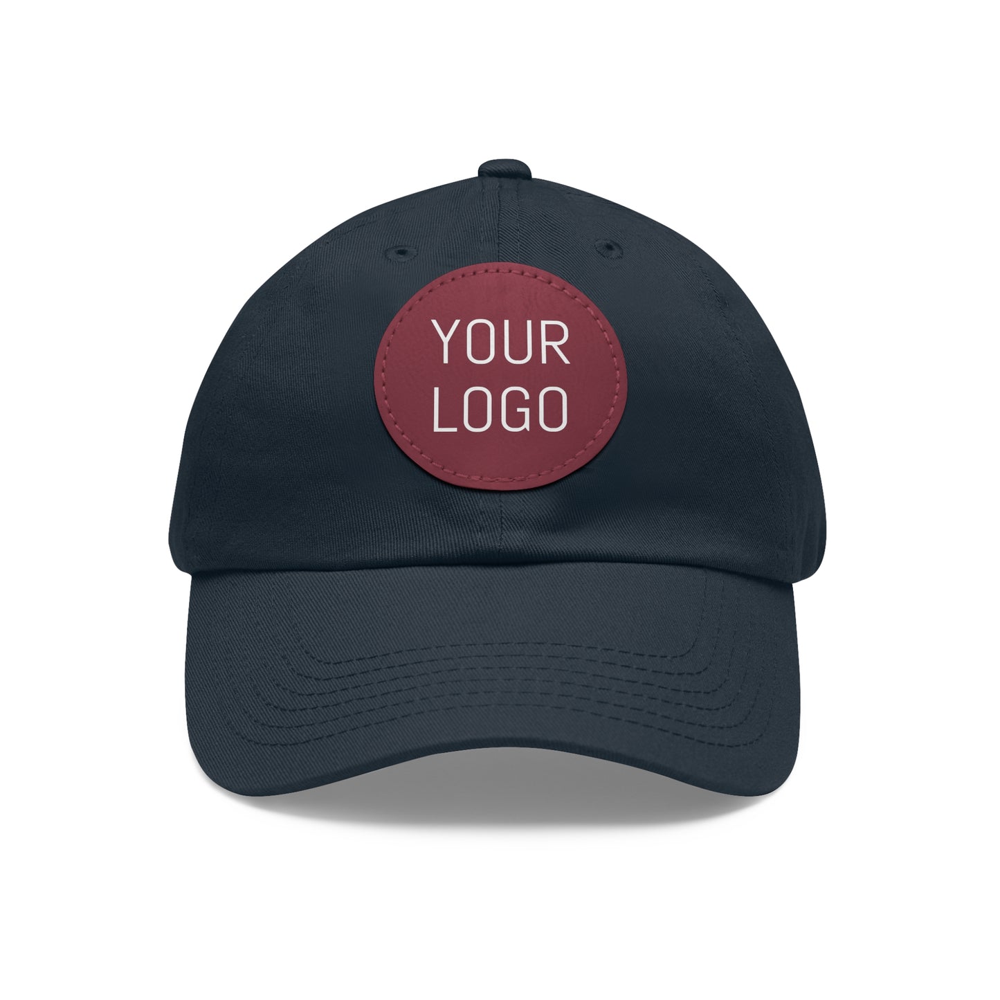 Dad Hat with Leather Patch Personalized for Events & Promotions