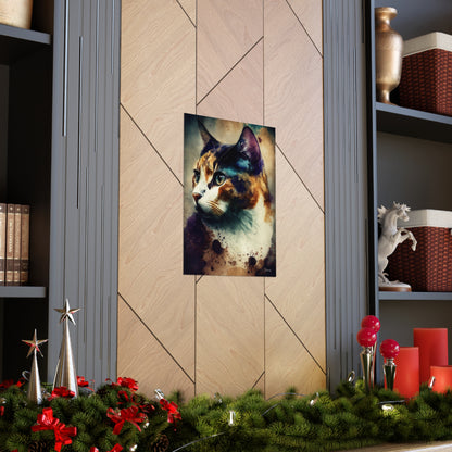 Calico Cat Premium Matte Vertical Posters