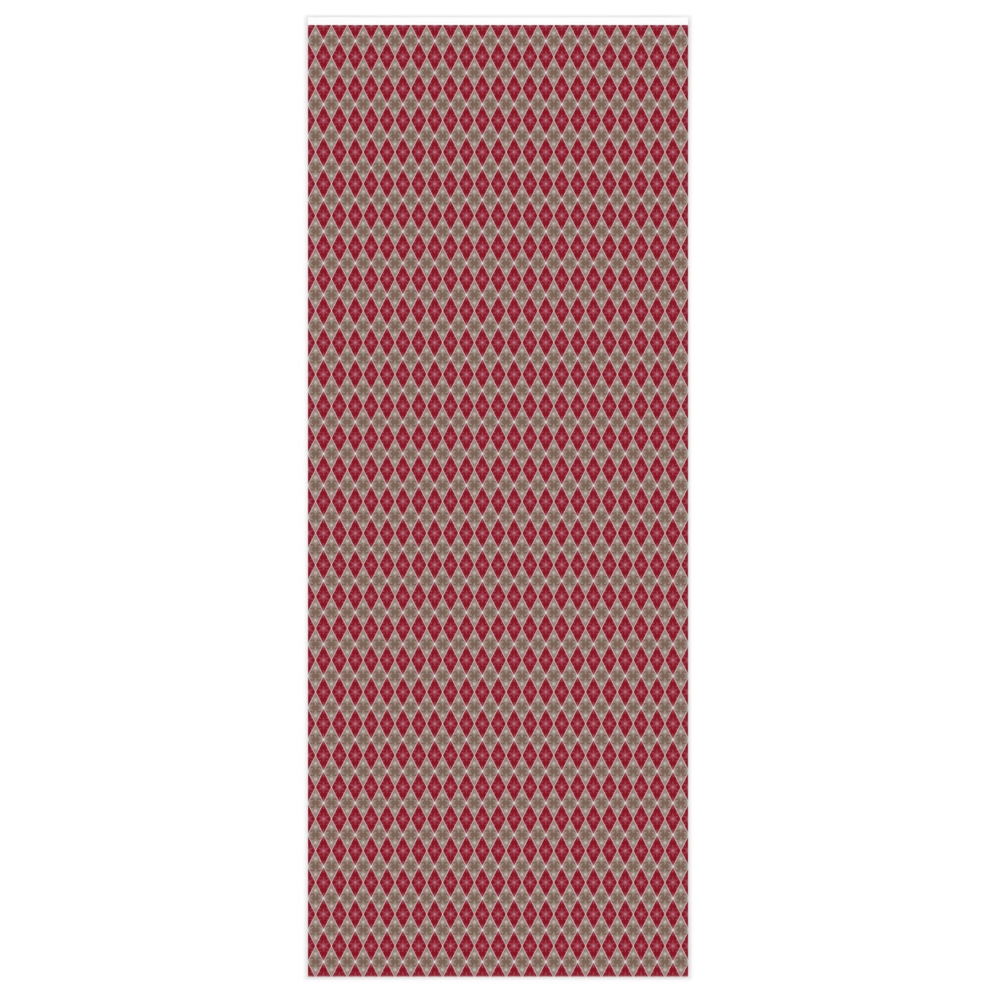 Jolly Christmas Plaid Snowflakes Wrapping Paper