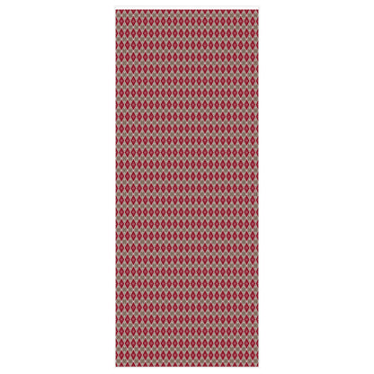 Jolly Christmas Plaid Snowflakes Wrapping Paper