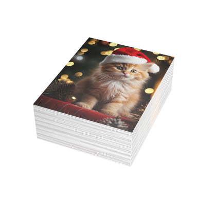 Santa's Here Christmas Greeting Cards (1, 10, 30, and 50pcs)