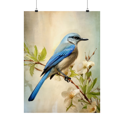 Scrub Jay Premium Matte Vertical Posters