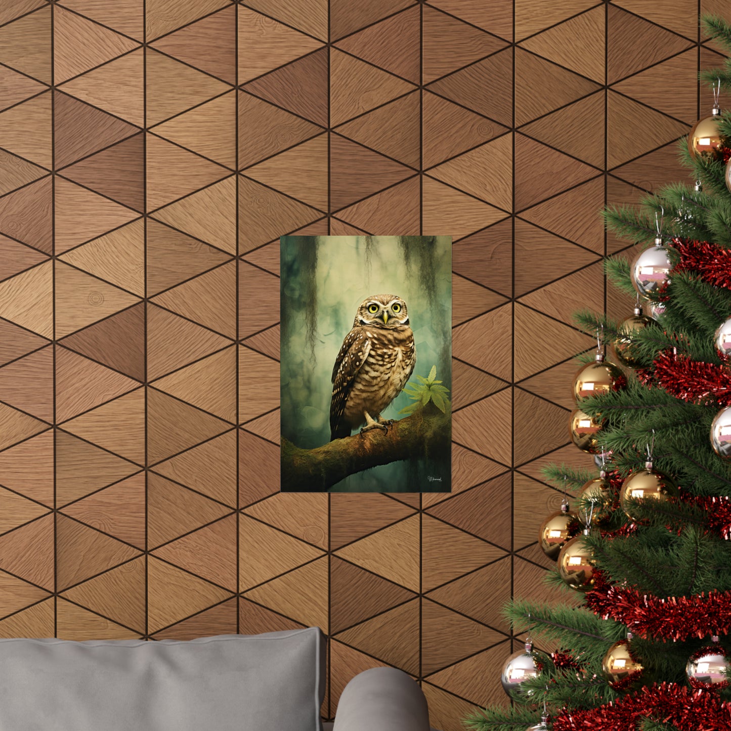 Burrowing Owl Premium Matte Vertical Posters