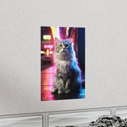 TNVR Cat in the City Premium Matte Vertical Posters