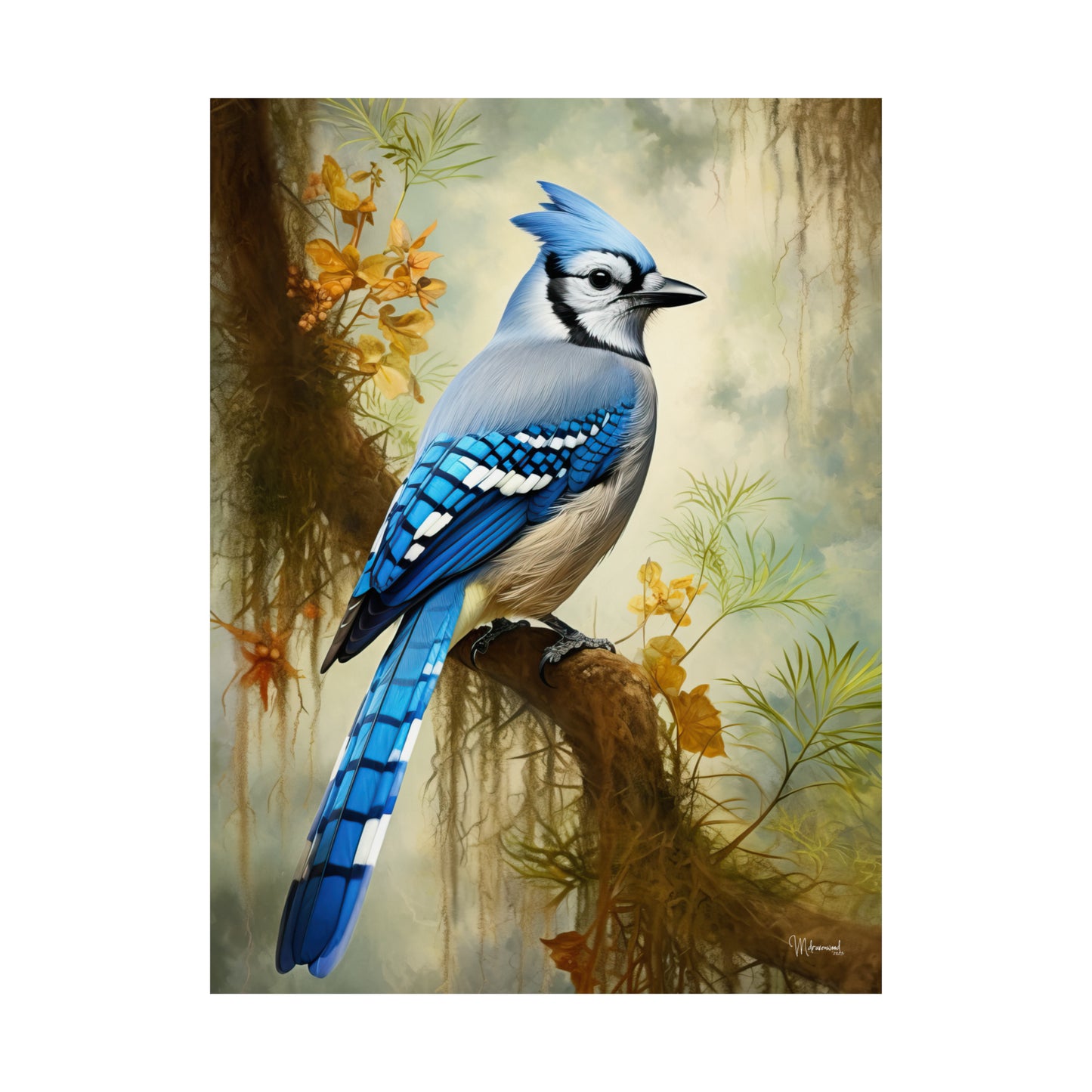 Blue Jay Premium Matte Vertical Posters