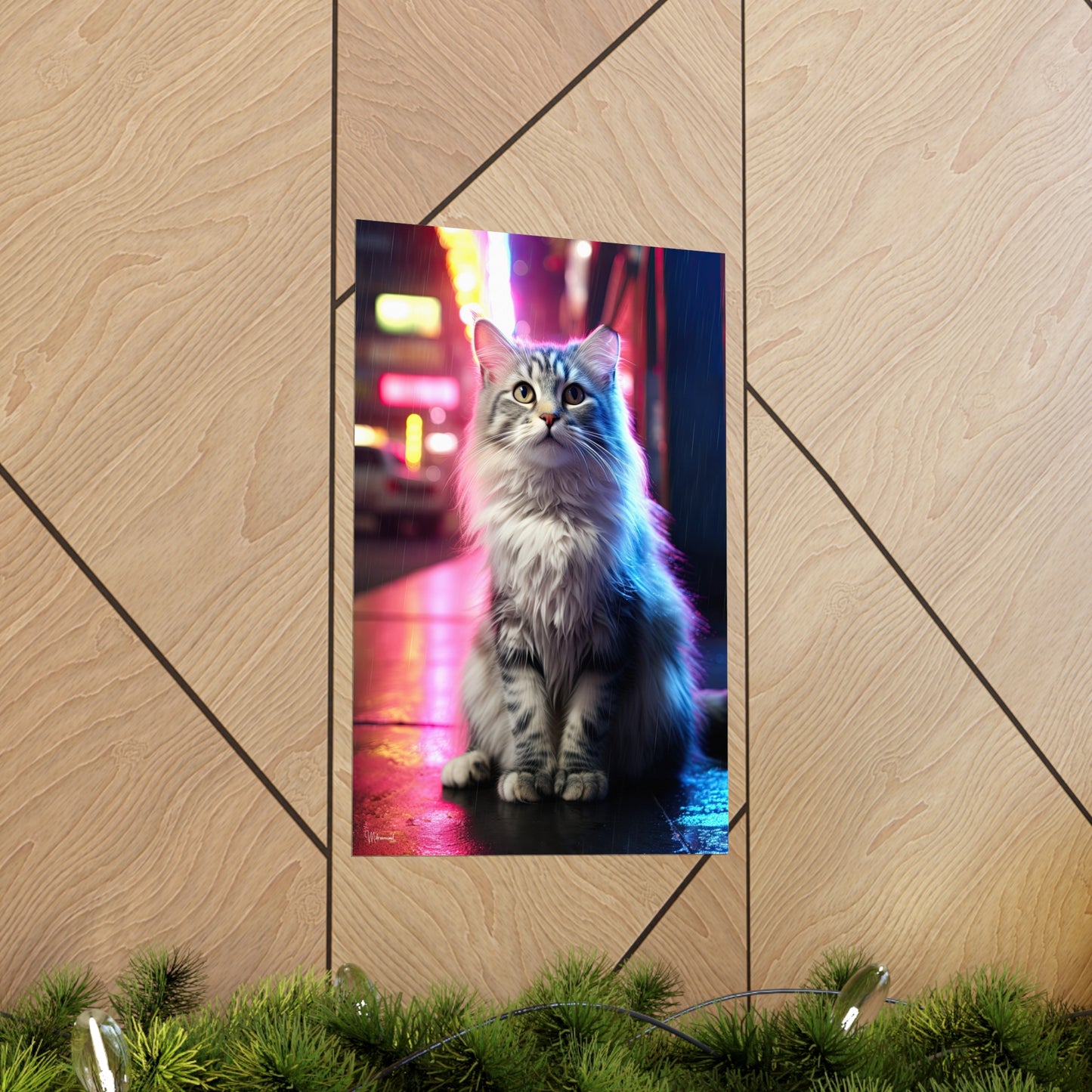 TNVR Cat in the City Premium Matte Vertical Posters