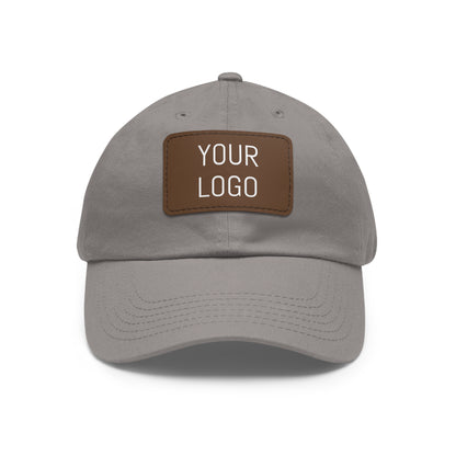 Dad Hat Leather Patch Personalized for Events & Promotions