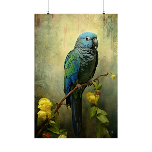 Parrot Premium Matte Vertical Posters