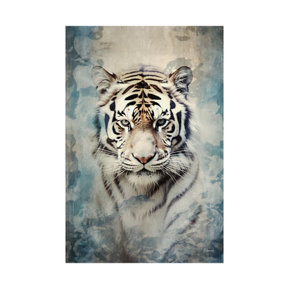 White Tiger Premium Matte Vertical Posters