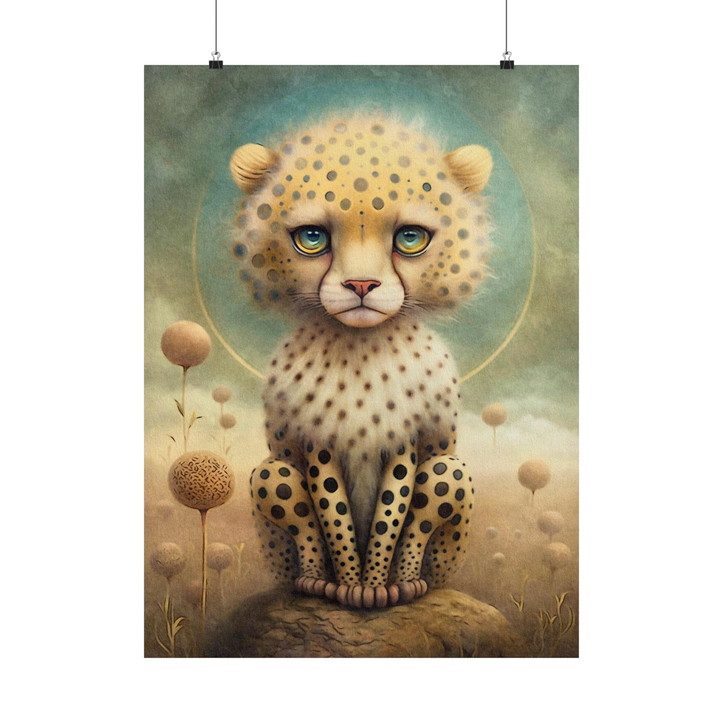 Safari Kids Collection- Cheetah Premium Matte Vertical Posters