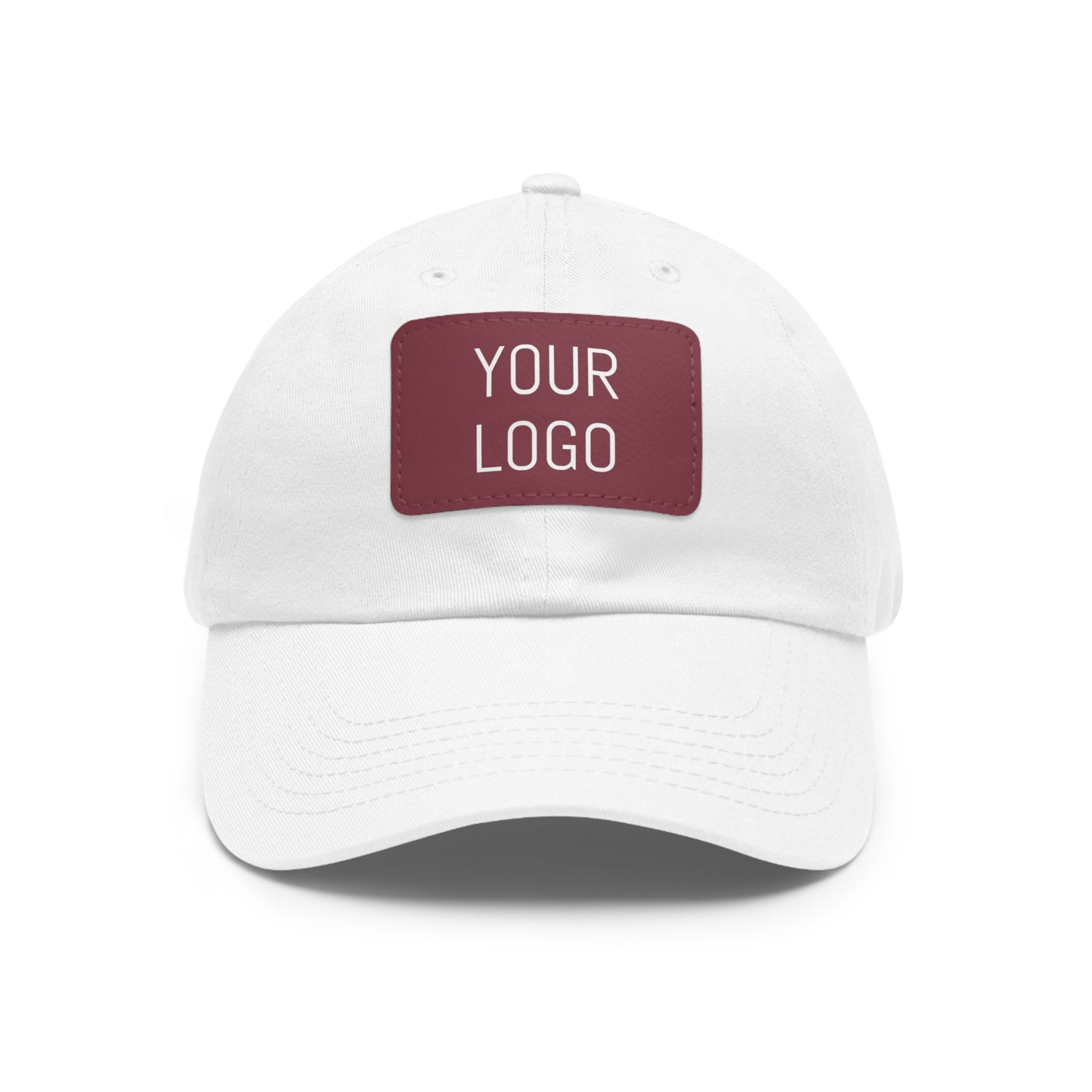 Dad Hat Leather Patch Personalized for Events & Promotions