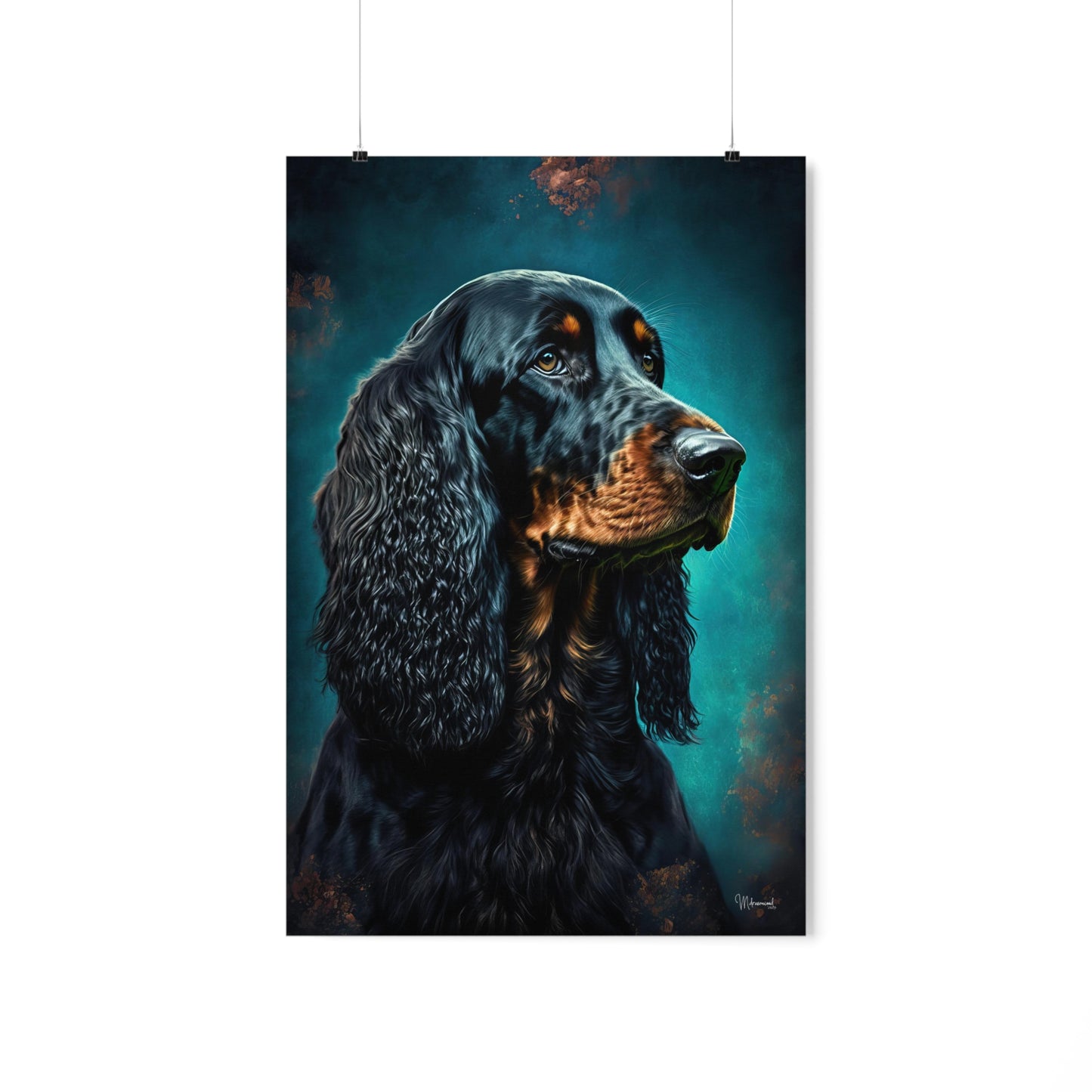 Gordon Setter Dog Premium Matte Vertical Posters