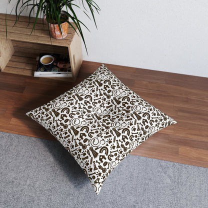 Sassy Pet's Champion Tufted Floor Pillow, Square