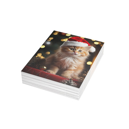 Santa's Here Christmas Greeting Cards (1, 10, 30, and 50pcs)