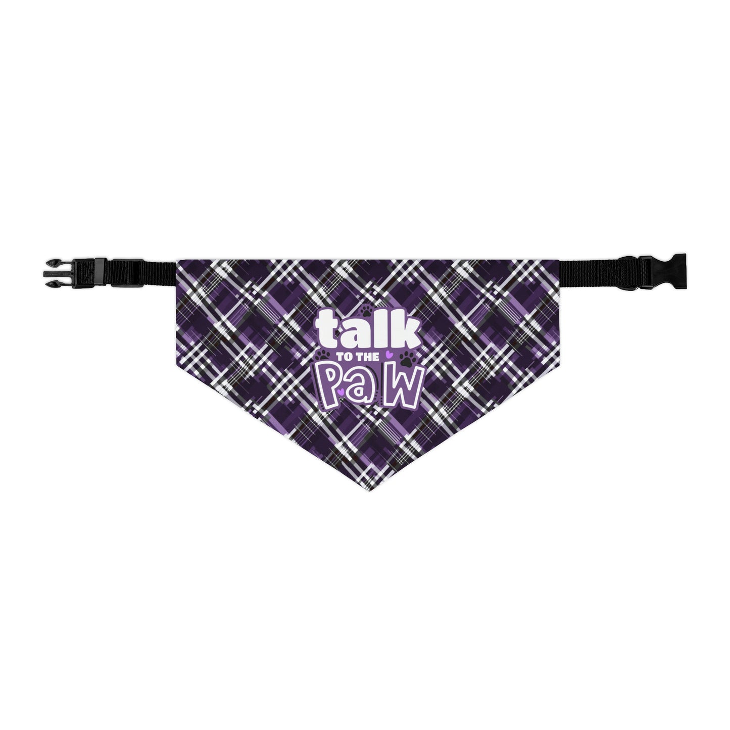 Sassy Pet's Talk to the Paw Pet Bandana Collar