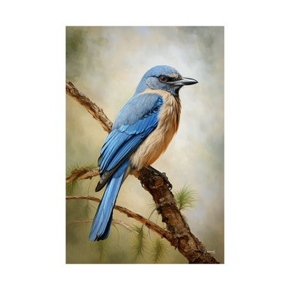 Scrub Jay Premium Matte Vertical Posters