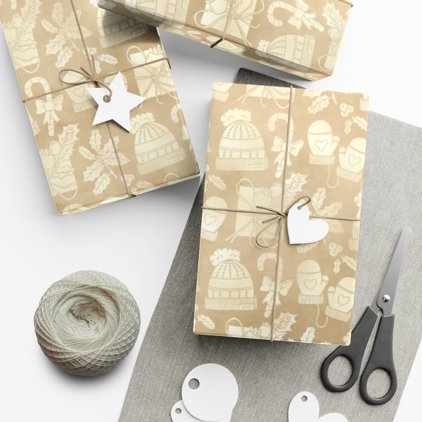 Gold Christmas Gift Wrap Papers