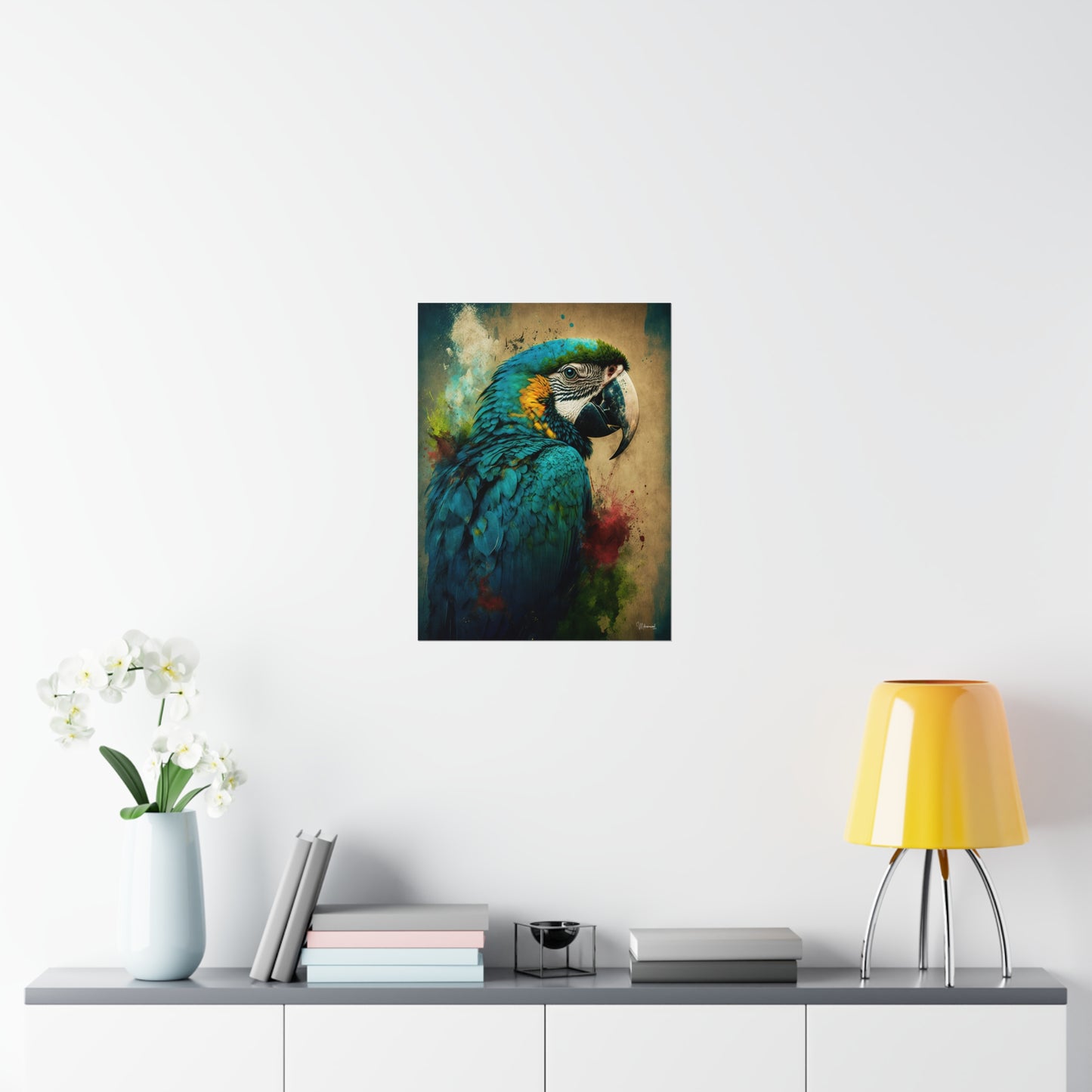 Macaw Premium Matte Vertical Posters