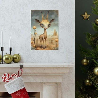 Safari Kids Collection- Gazelle Premium Matte Vertical Posters